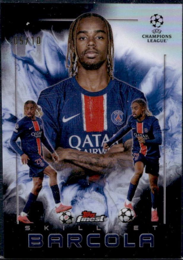 Bradley Barcola [Black Refractor] #SK-1