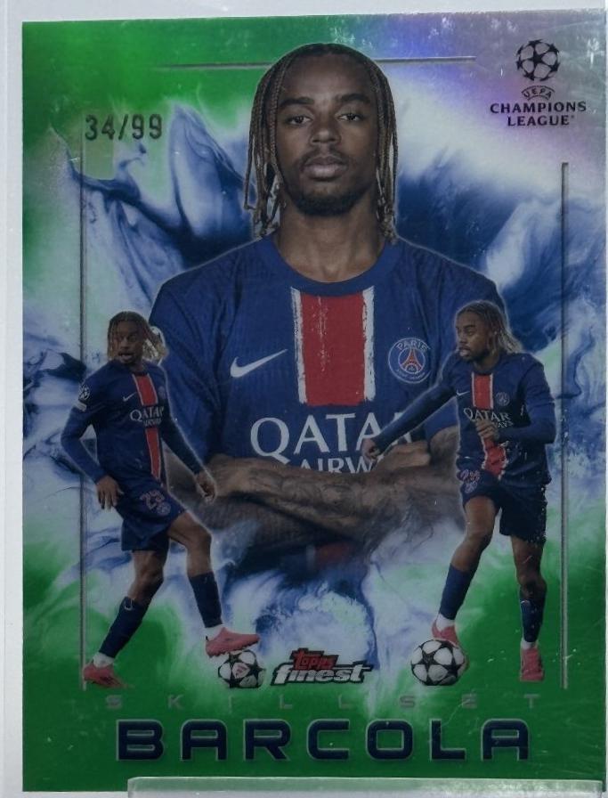 Bradley Barcola [Green Refractor] #SK-1