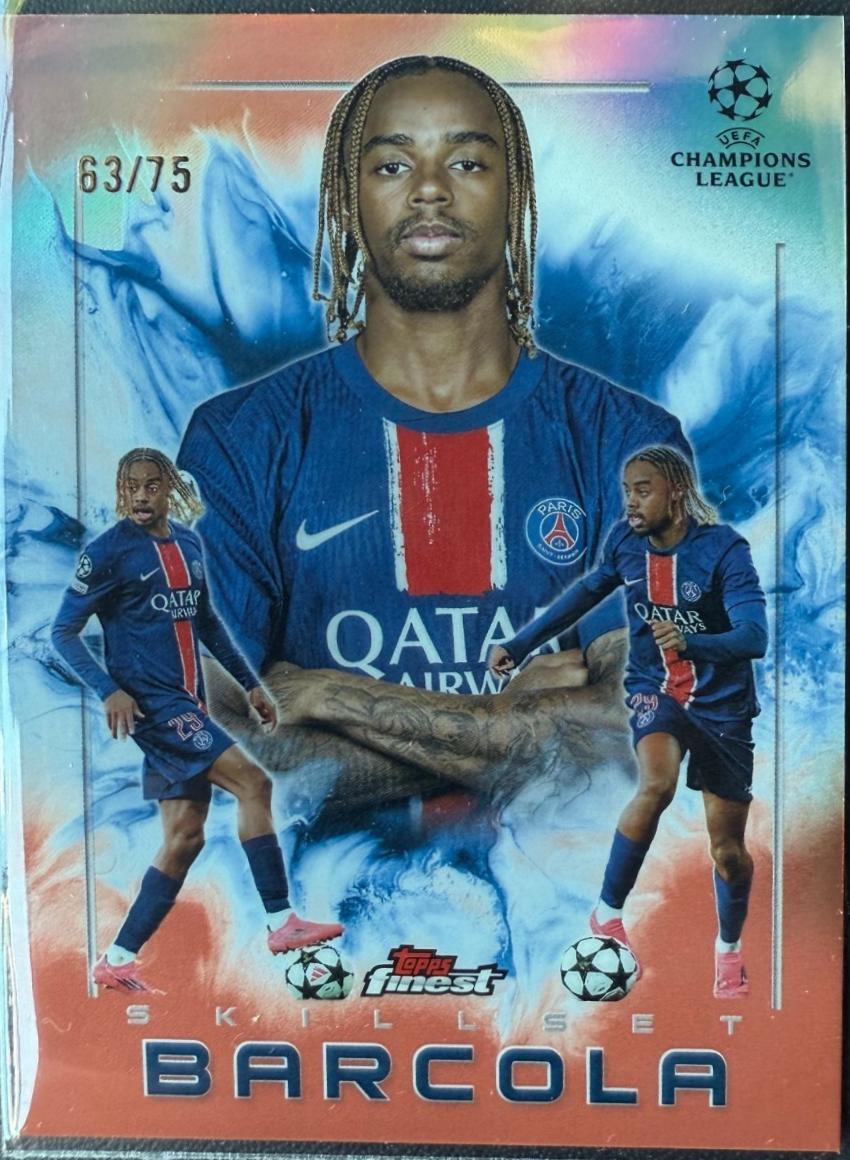 Bradley Barcola [Rose Gold Refractor] #SK-1