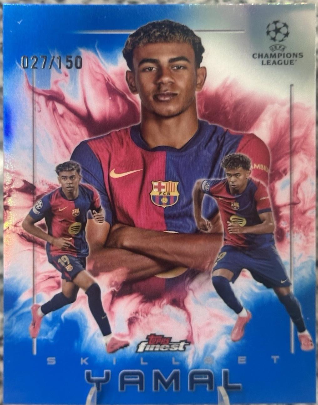 Lamine Yamal [Blue Refractor] #SK-3