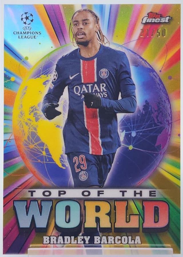 Bradley Barcola [Gold Refractor] #TW-8