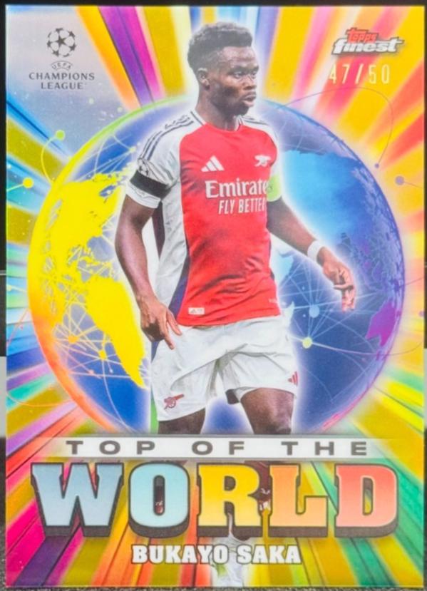 Bukayo Saka [Gold Refractor] #TW-4