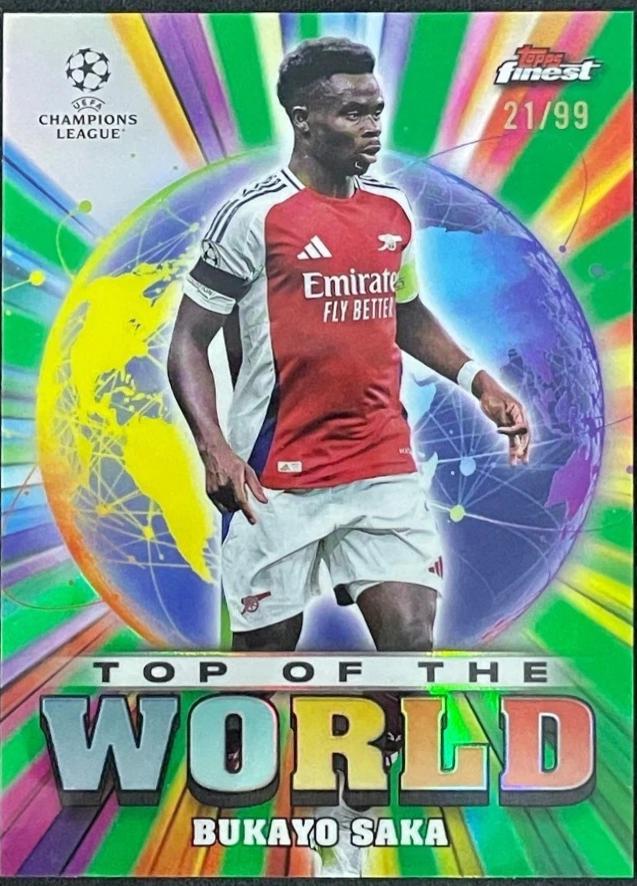 Bukayo Saka [Green Refractor] #TW-4