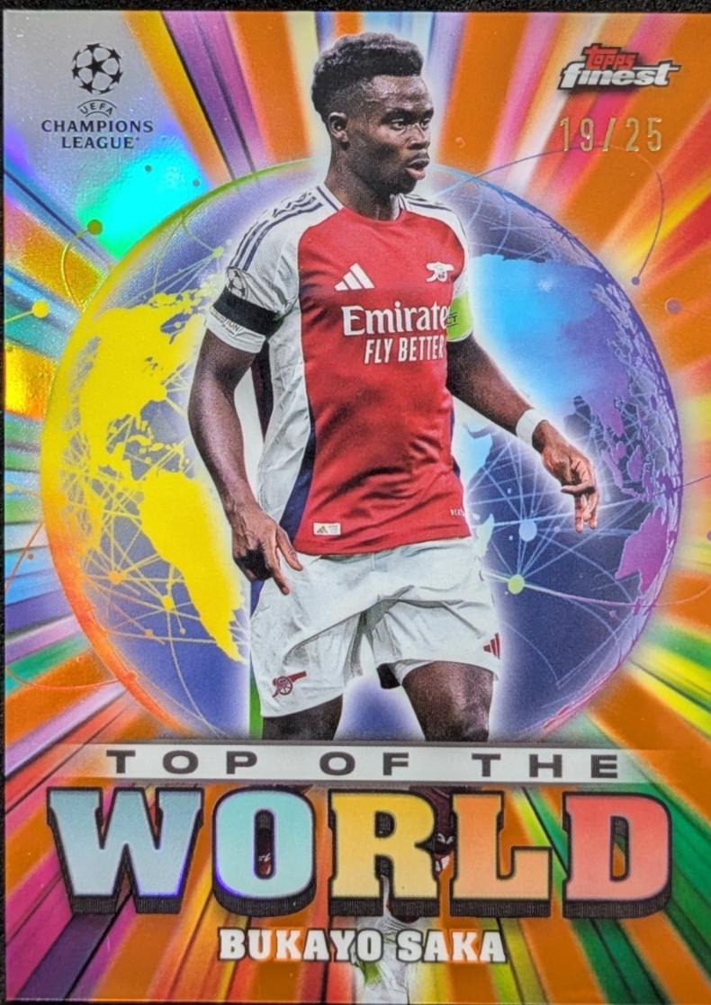 Bukayo Saka [Orange Refractor] #TW-4