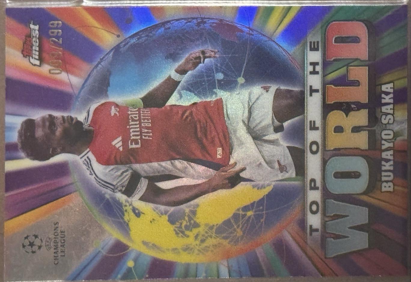 Bukayo Saka [Purple Refractor] #TW-4