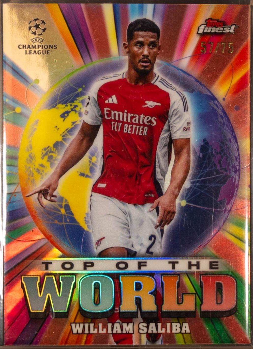 William Saliba [Rose Gold Refractor] #TW-16