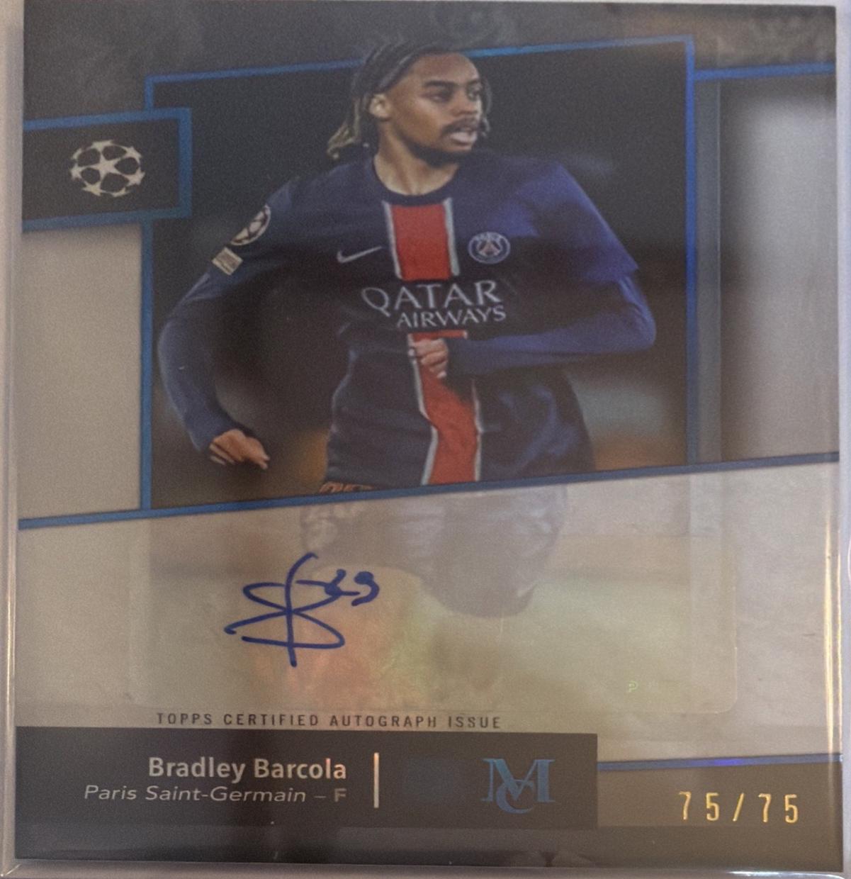 Bradley Barcola [Sapphire] #AA-BB