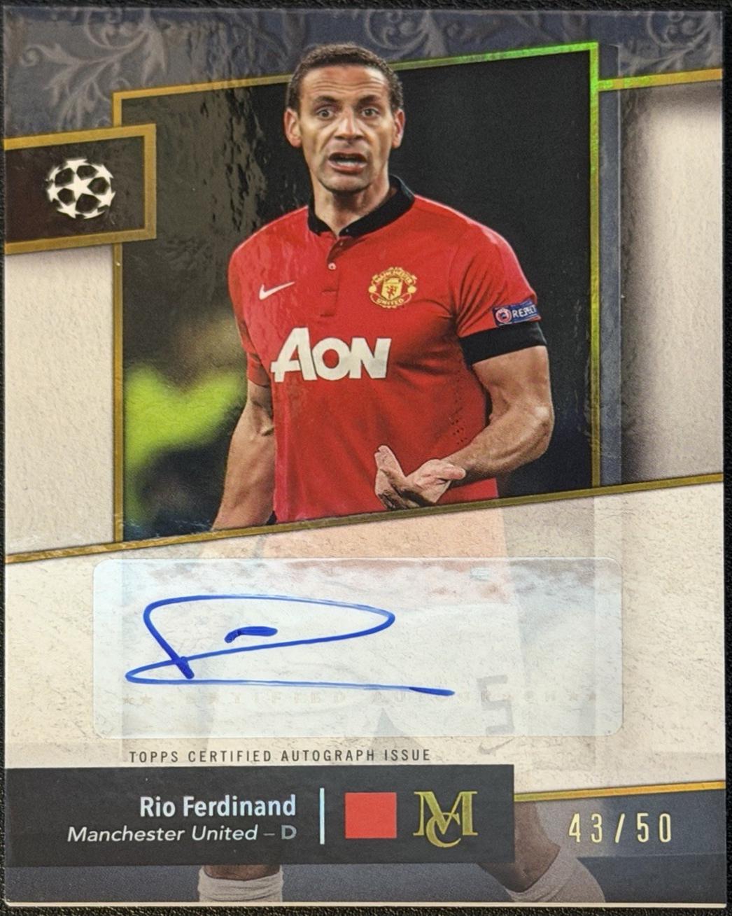 Rio Ferdinand [Gold] #AA-RF