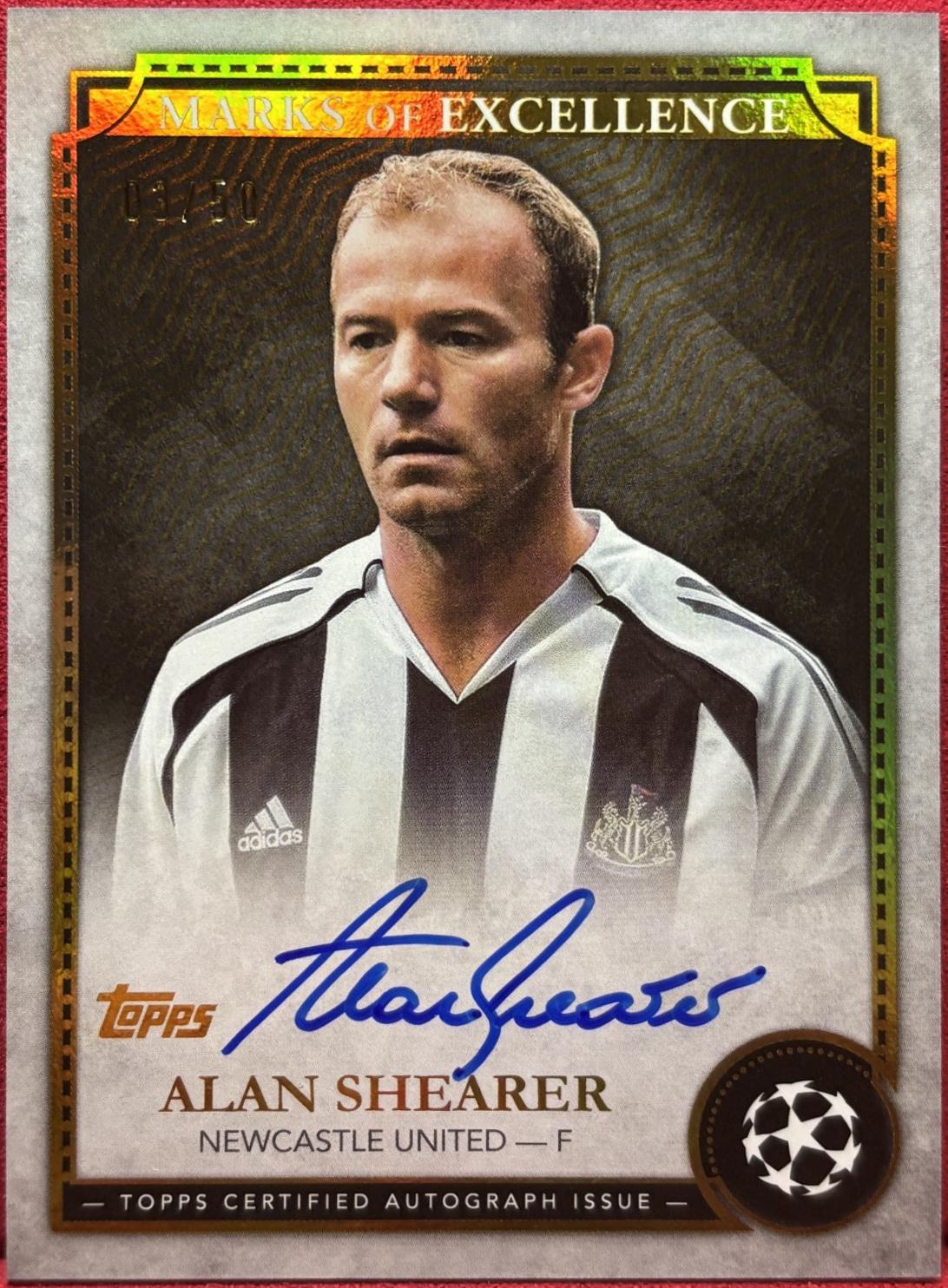 Alan Shearer [Gold] #EX-AS3