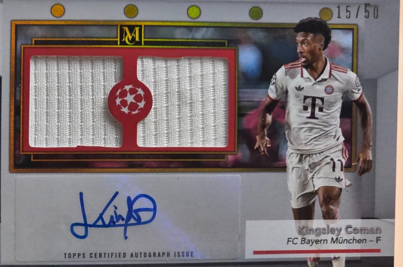 Kingsley Coman [Gold] #SSR-KC