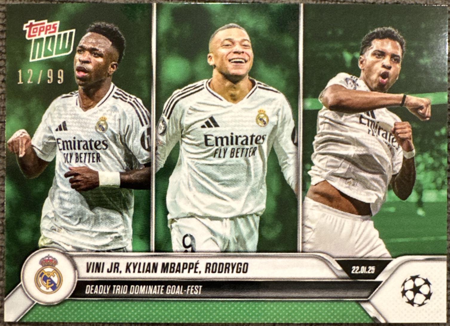 Vini Jr / Kylian Mbappe / Rodrygo [Green] #83