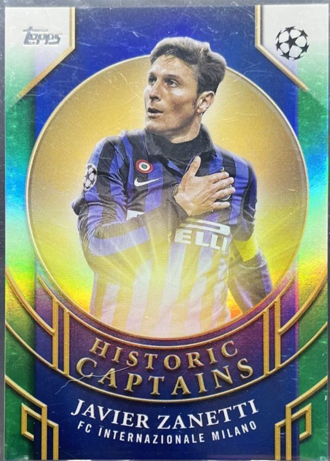 Javier Zanetti [Green Foilboard] #HC-7
