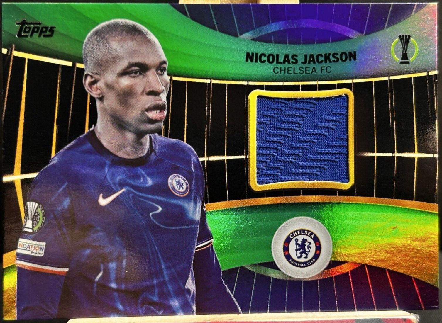 Nicolas Jackson [Green Foilboard] #SR-NJ
