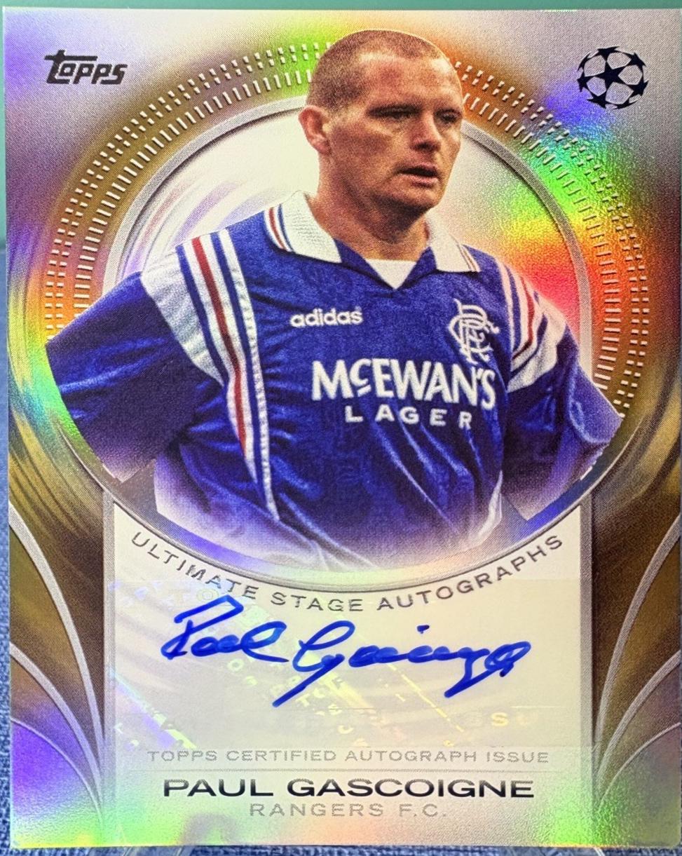 Paul Gascoigne [Gold Foilboard] #USA-PG