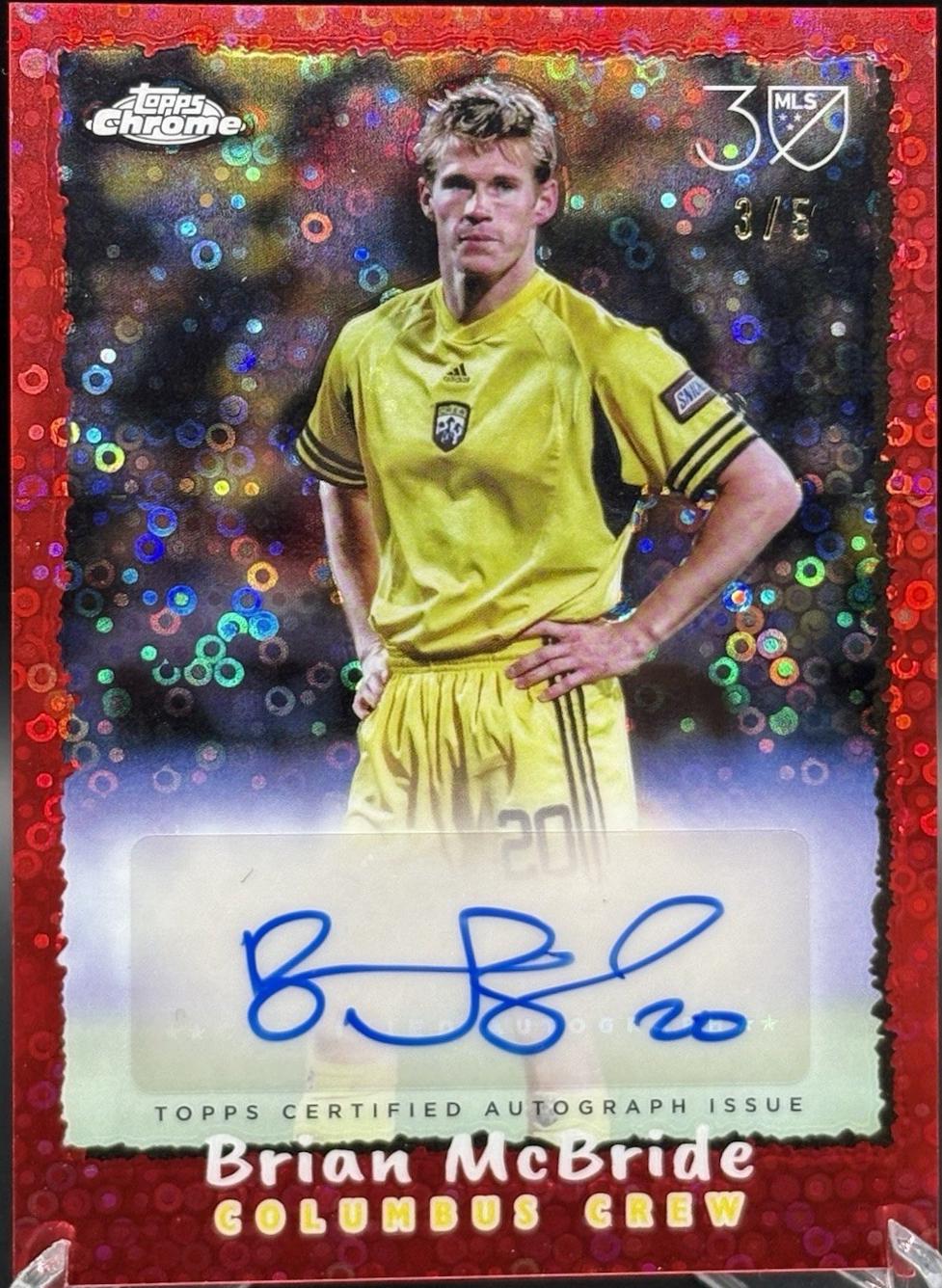 Brian McBride [Red Donut Holes] #NFA-BM