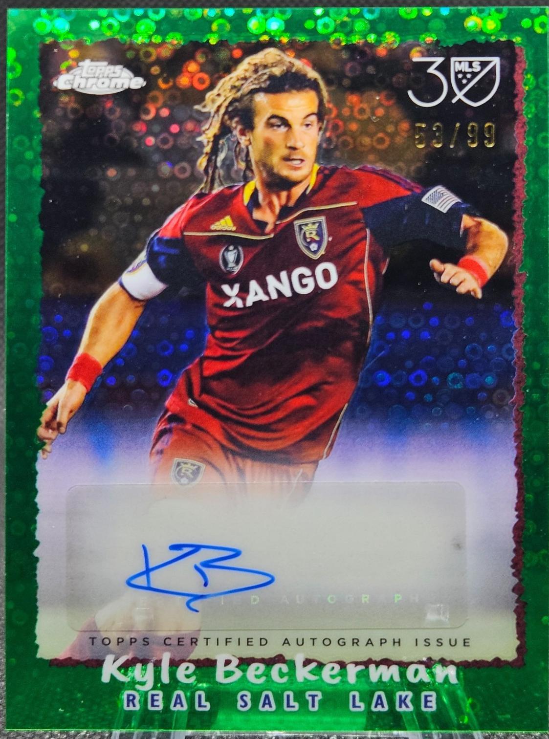 Kyle Beckerman [Green Donut Holes] #NFA-KB