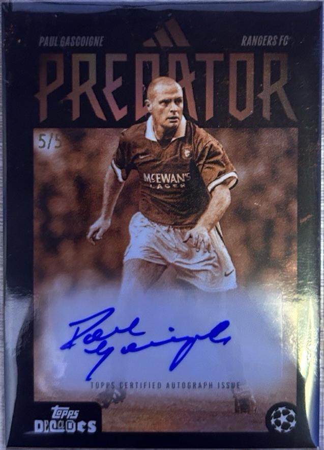 Paul Gascoigne [Orange Adidas Predator Auto]