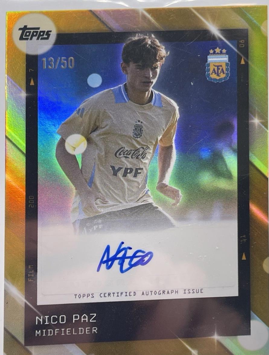 Nico Paz [Gold Rainbow] #AA-NP