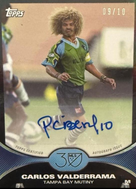 Carlos Valderrama [Black Foil] #7A