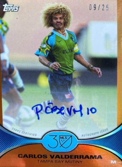 Carlos Valderrama [Orange Foil] #7A