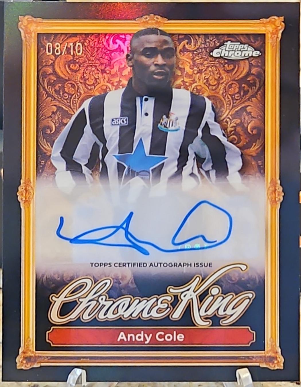Andy Cole [Black Refractor] #CKA-AC