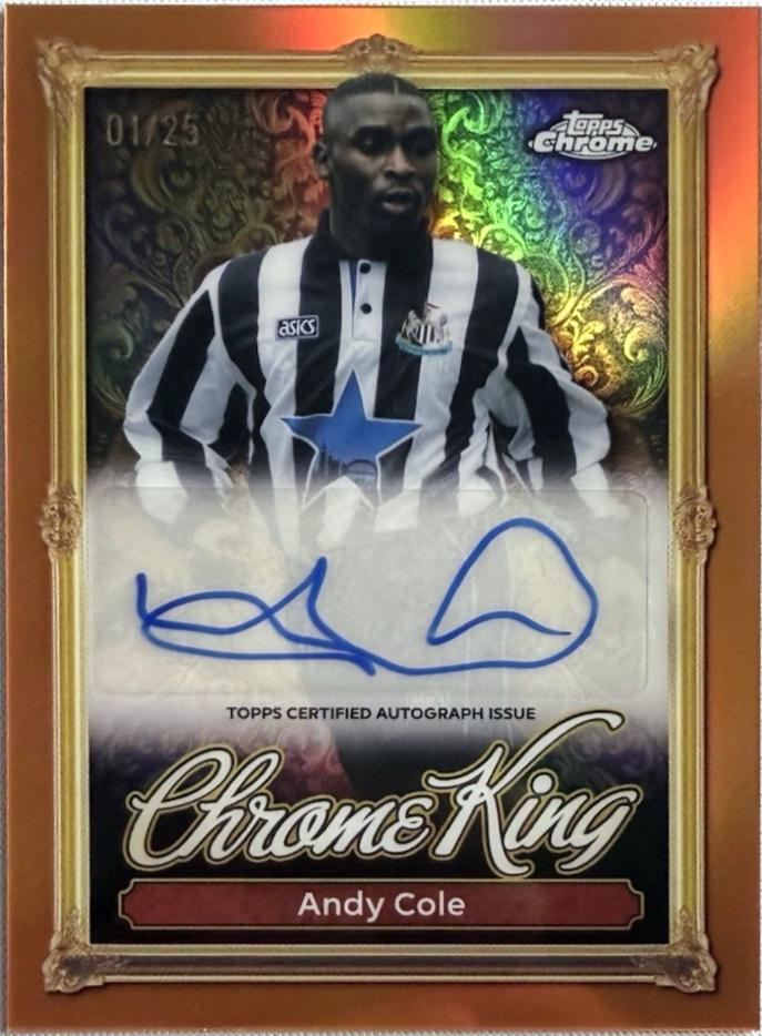 Andy Cole [Orange Refractor] #CKA-AC