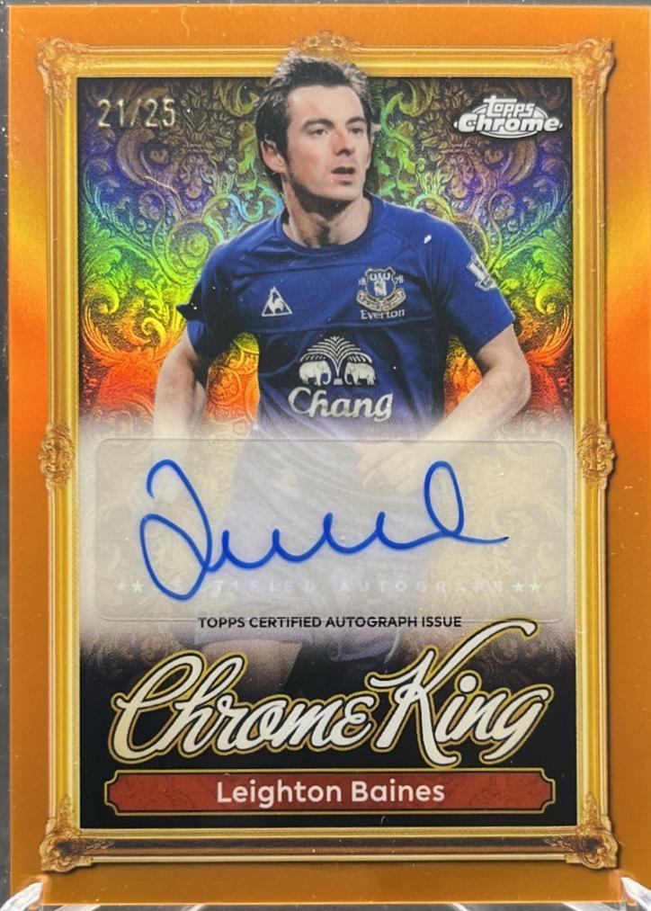 Leighton Baines [Orange Refractor] #CKA-LB
