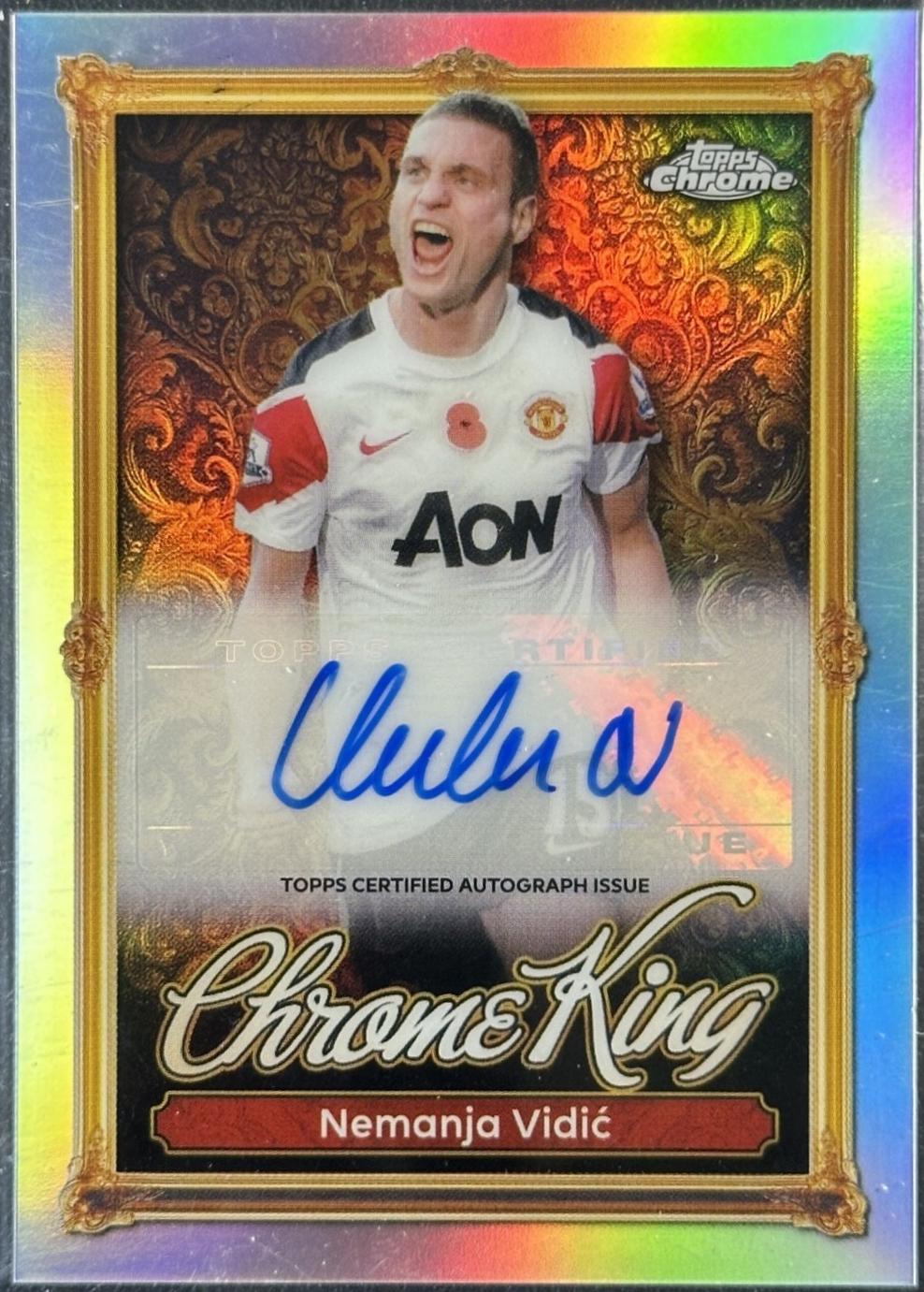 Nemanja Vidic [Orange Refractor] #CKA-NV