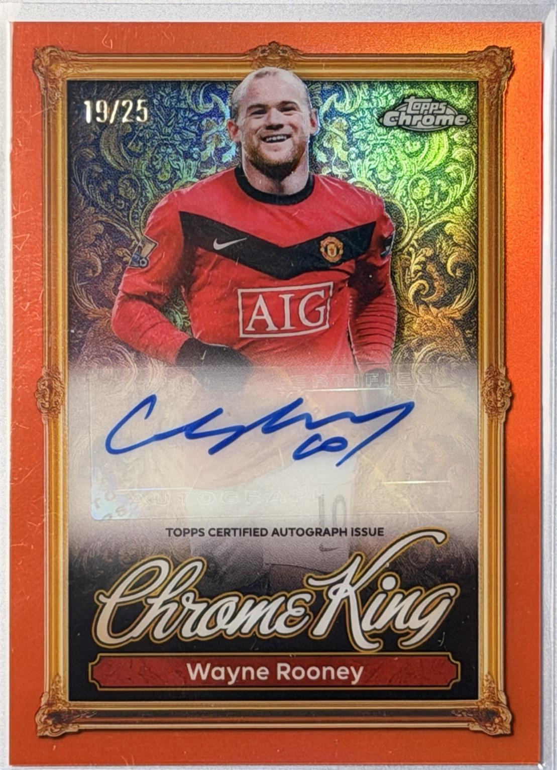 Wayne Rooney [Orange Refractor] #CKA-WR