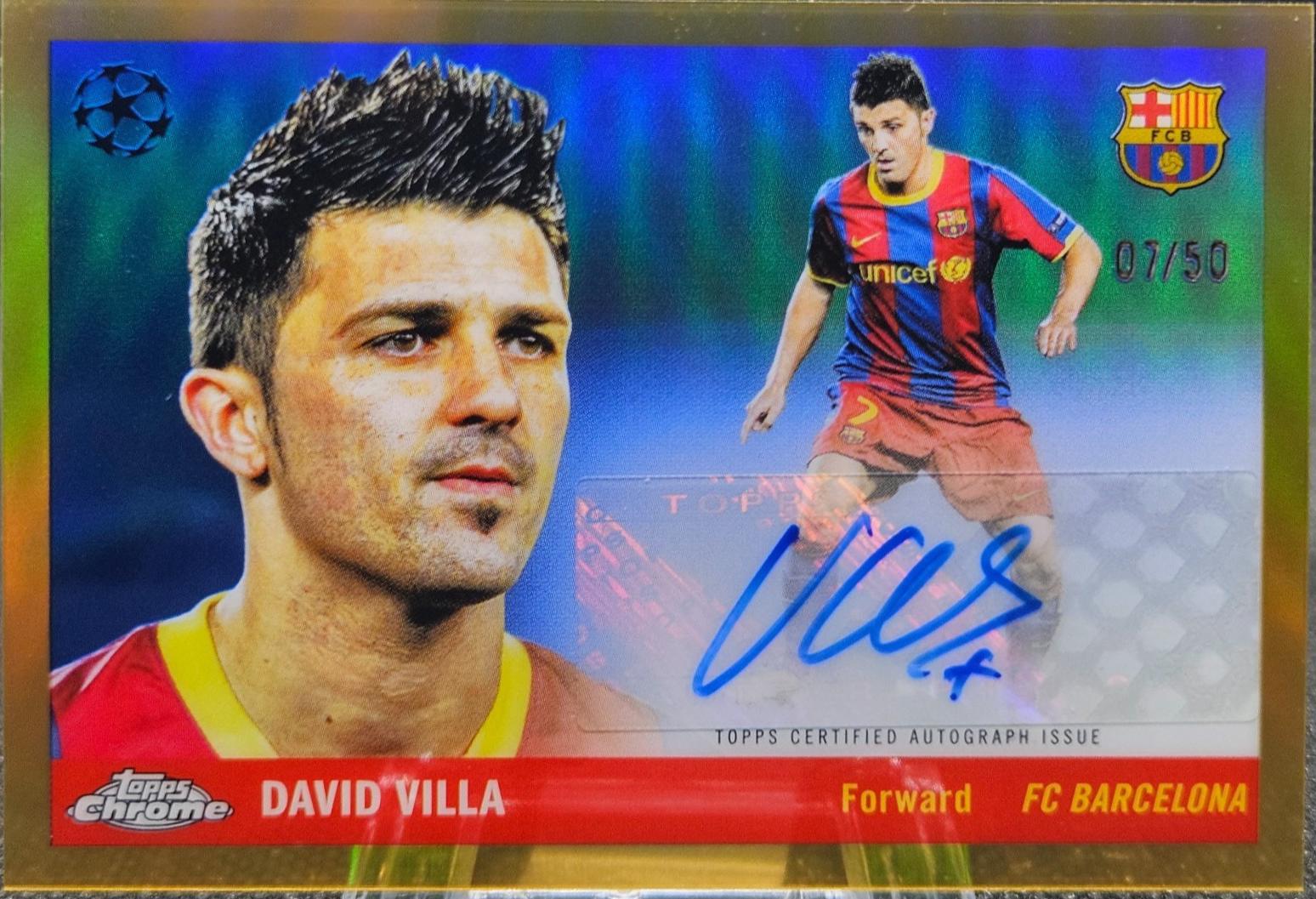 David Villa [Gold] #55-DV
