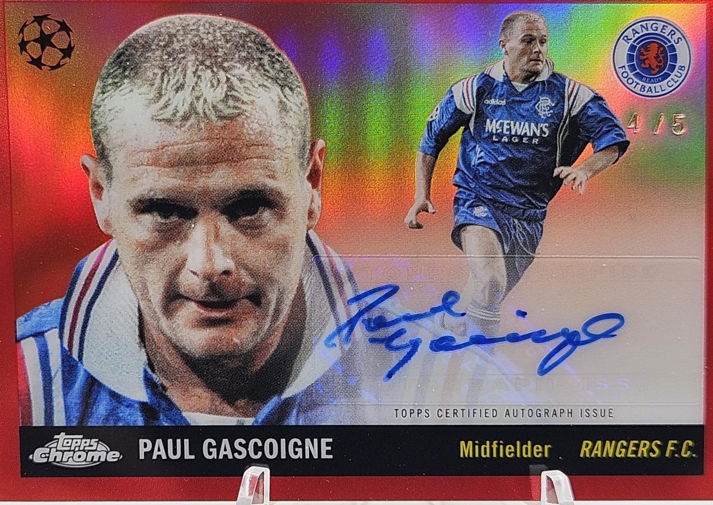 Paul Gascoigne [Red] #55-PG