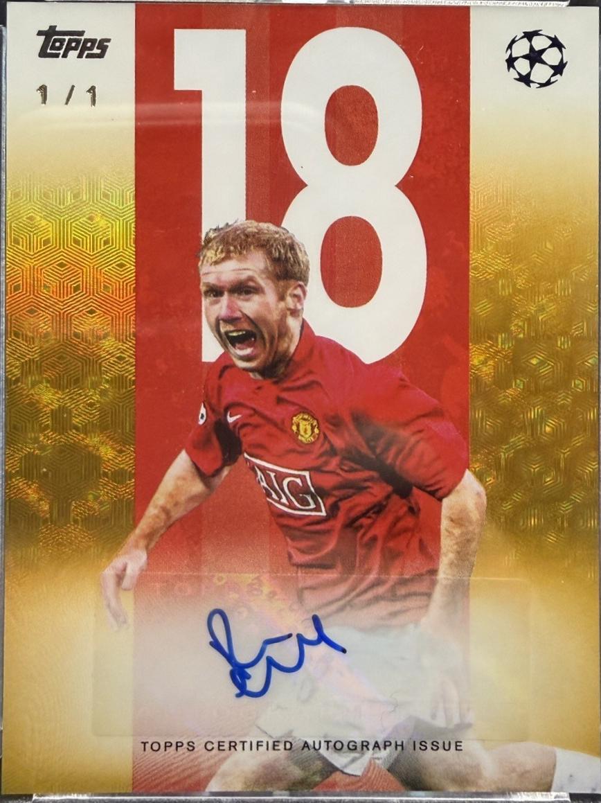Paul Scholes [Foilfractor] #BBA-PS