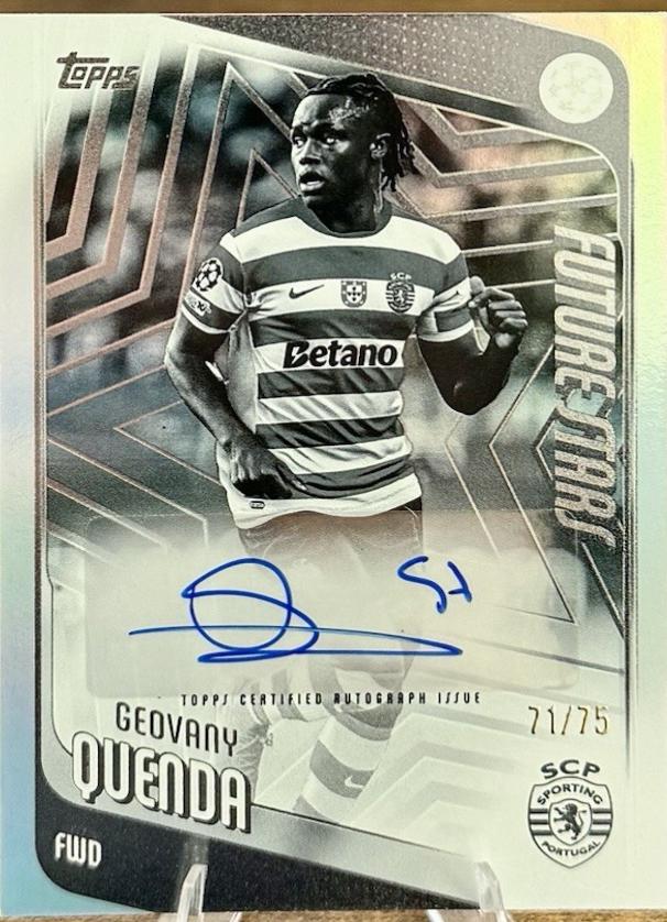 Geovany Quenda [Black White Foil] #FSA-GQ