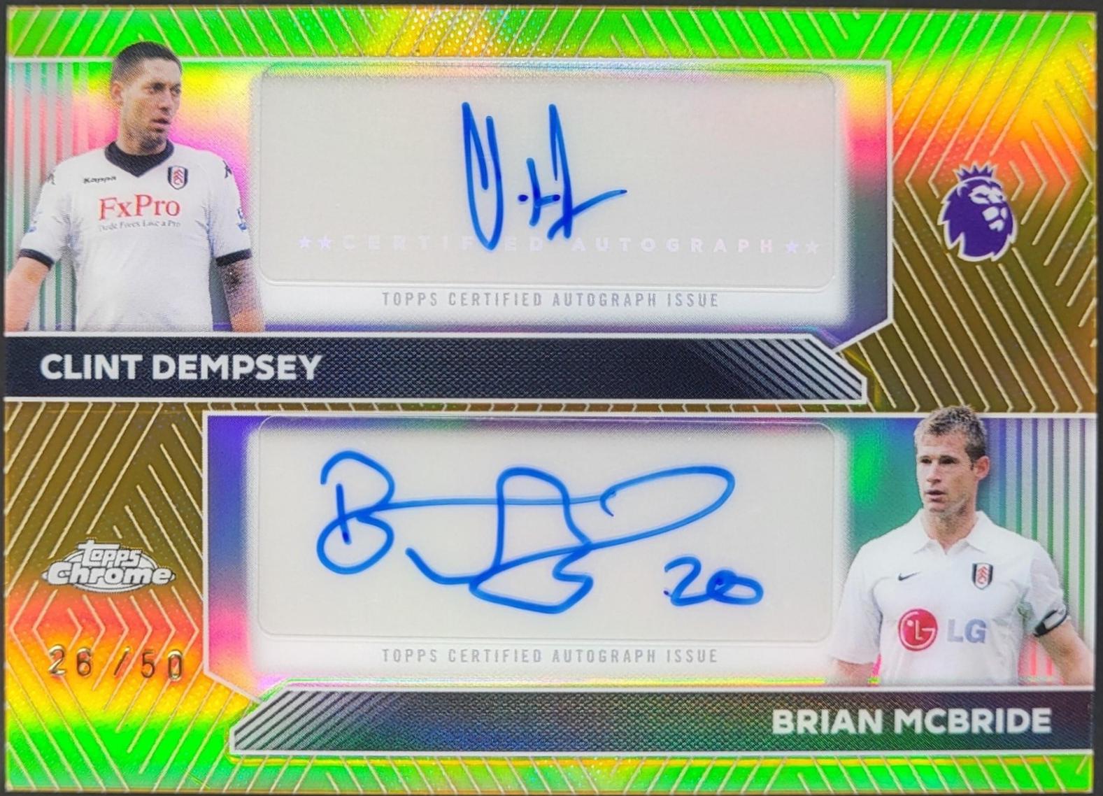 Clint Dempsey / Brian McBride [Gold] #CDA-DM