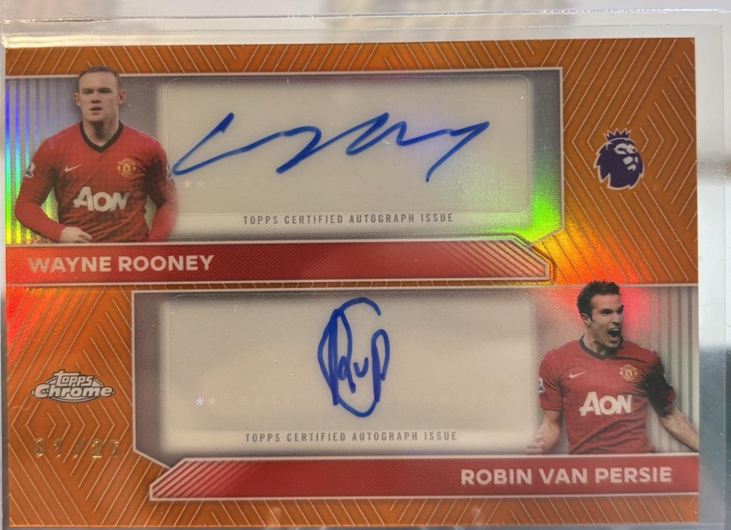 Wayne Rooney / Robin van Persie [Orange] #CDA-RP