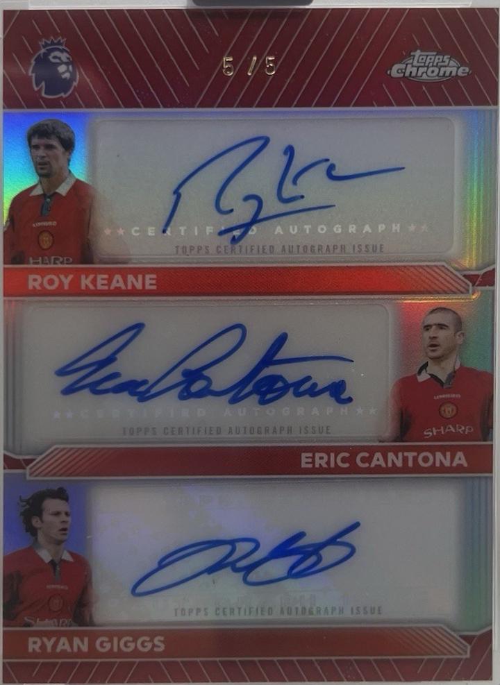 Roy Keane / Eric Cantona / Ryan Giggs [Red] #CT-KCG