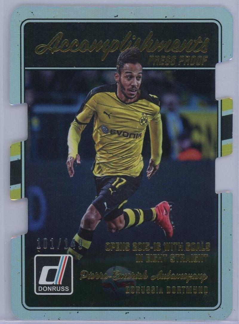 Pierre Emerick Aubameyang [Press Proof Die Cut] #8