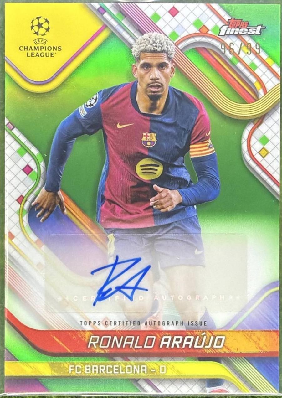 Ronald Araujo [Neon Green Refractor] #BA-UJ