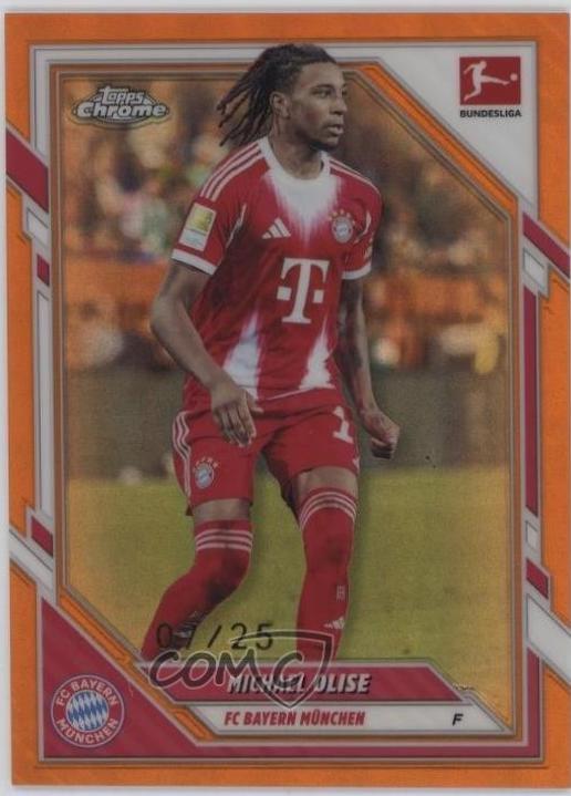 Michael Olise [Orange Refractor] #80