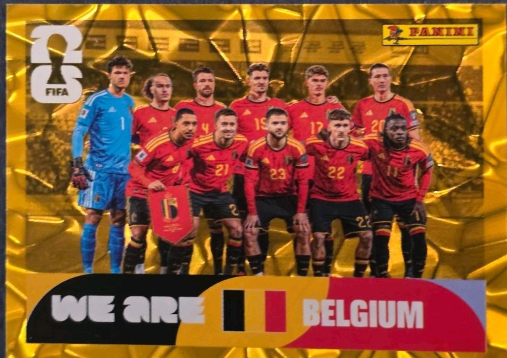 Belgium Team [Gold Flood Crumple] #BEL13