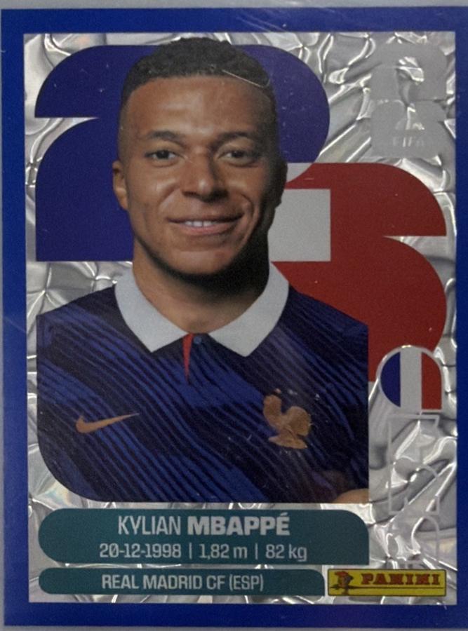 Kylian Mbappe [Blue Crumple] #FRA20