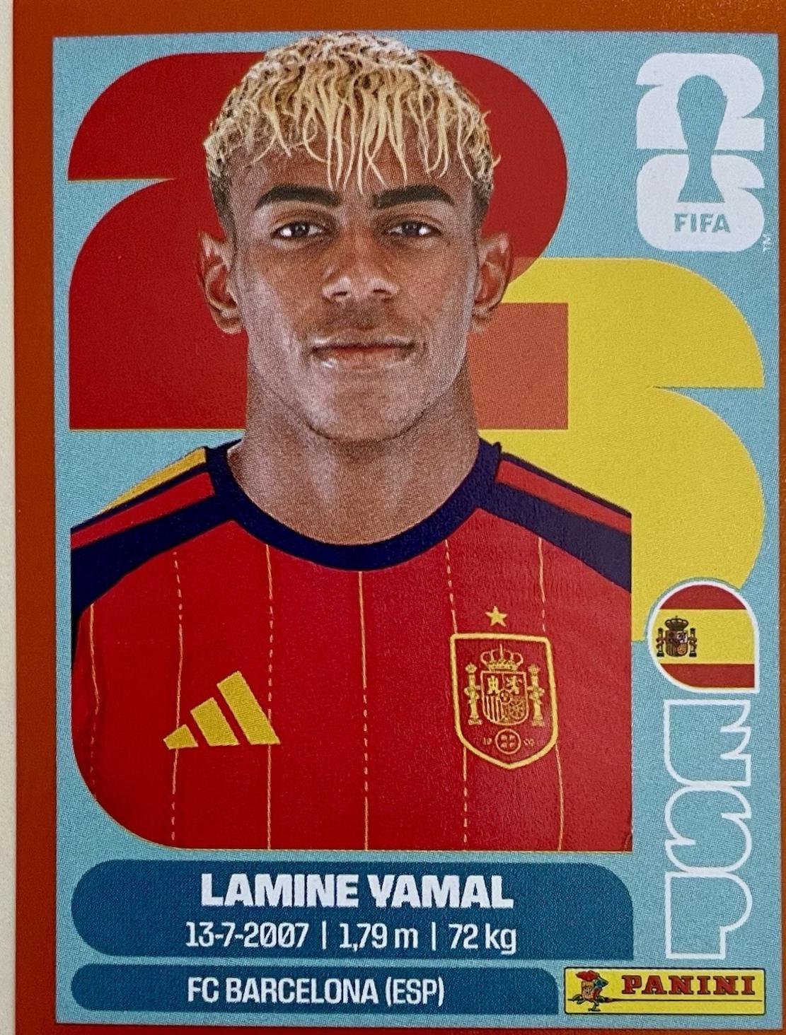 Lamine Yamal [Red] #ESP15