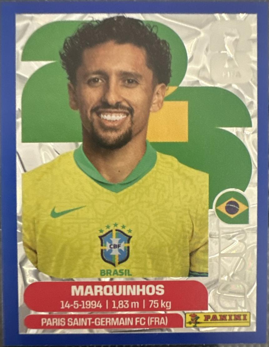 Marquinhos [Blue Crumple] #BRA4