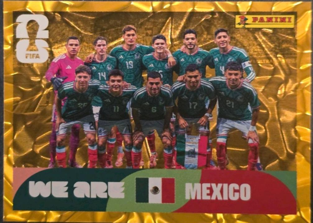 Mexico Team [Gold Flood Crumple] #MEX13
