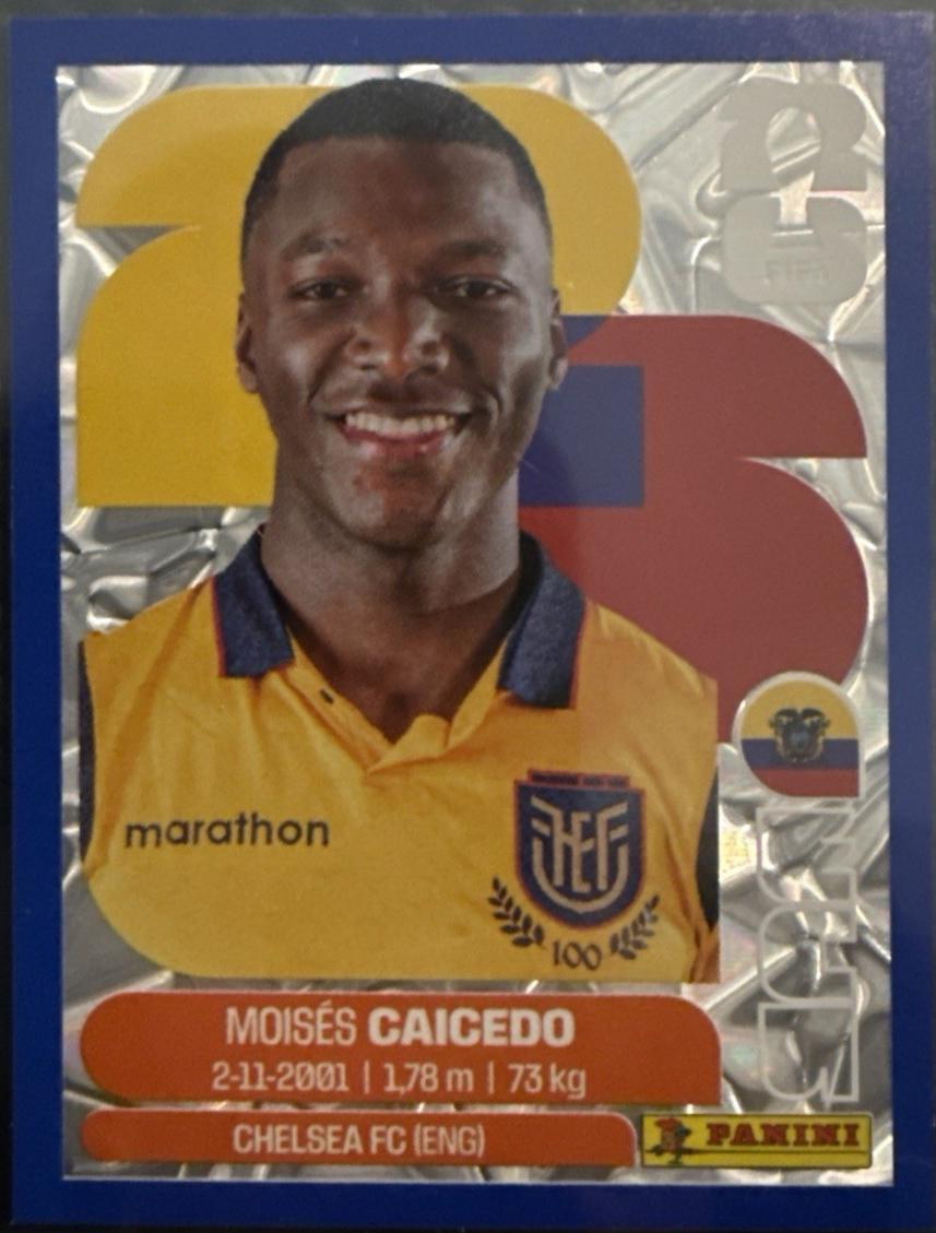 Moises Caicedo [Blue Crumple] #ECU9