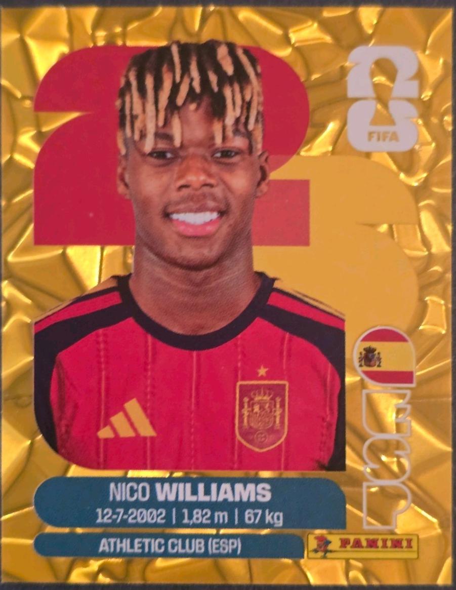 Nico Williams [Gold Flood Crumple] #ESP17