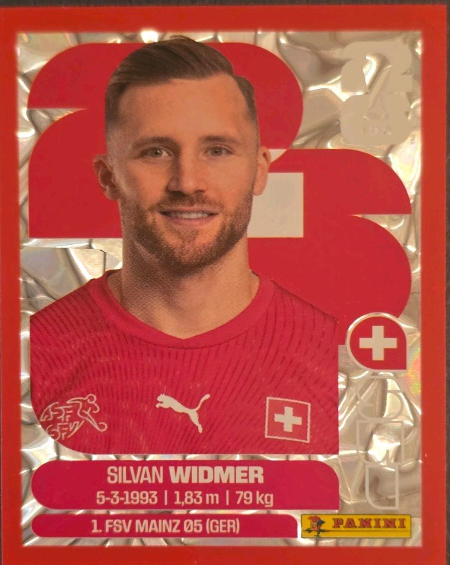 Silvan Widmer [Red Crumple] #SUI8