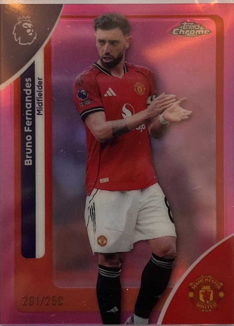Bruno Fernandes [Pink Refractor] #135