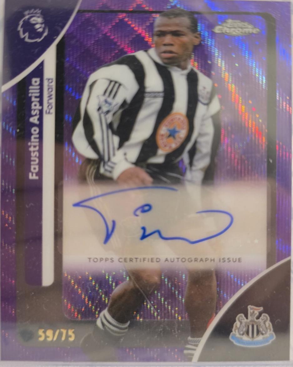 Faustino Asprilla [Purple Wave Refractor] #CA-FA