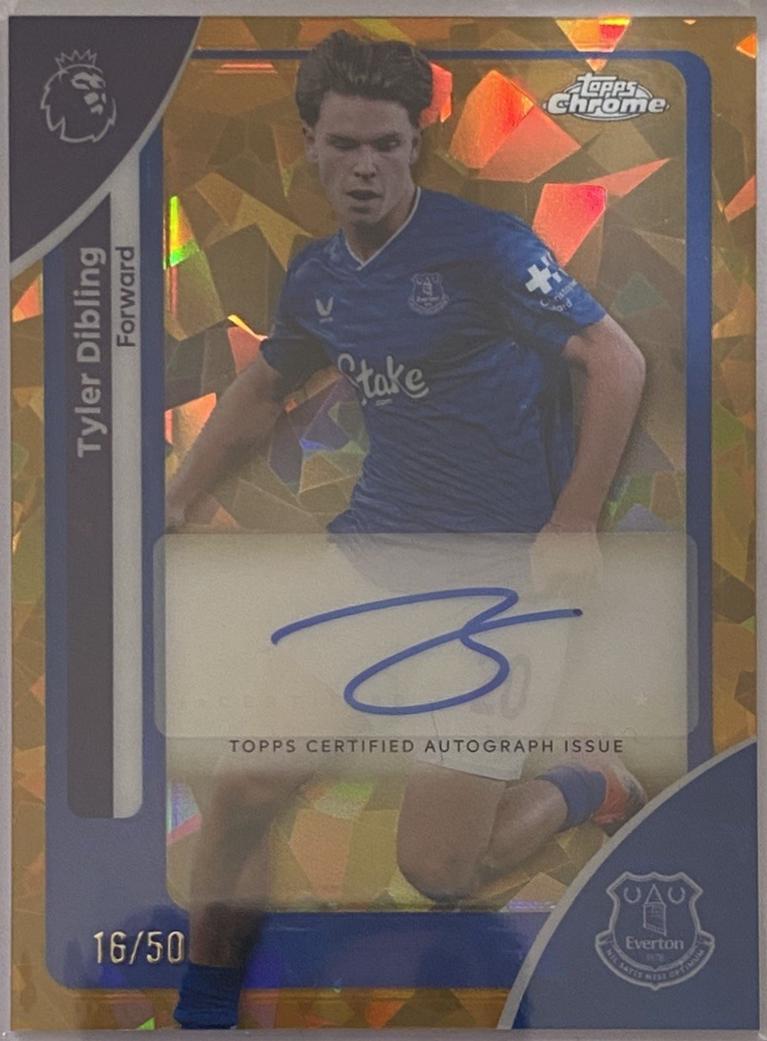 Tyler Dibling [Gold Refractor] #CA-TD